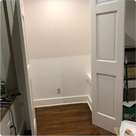 CM Handyman Services in Queens Portfolio work of white painted walls and doors